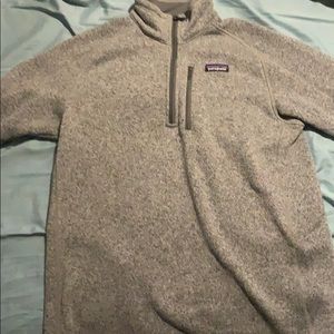 Gray Patagonia Quarter Zip